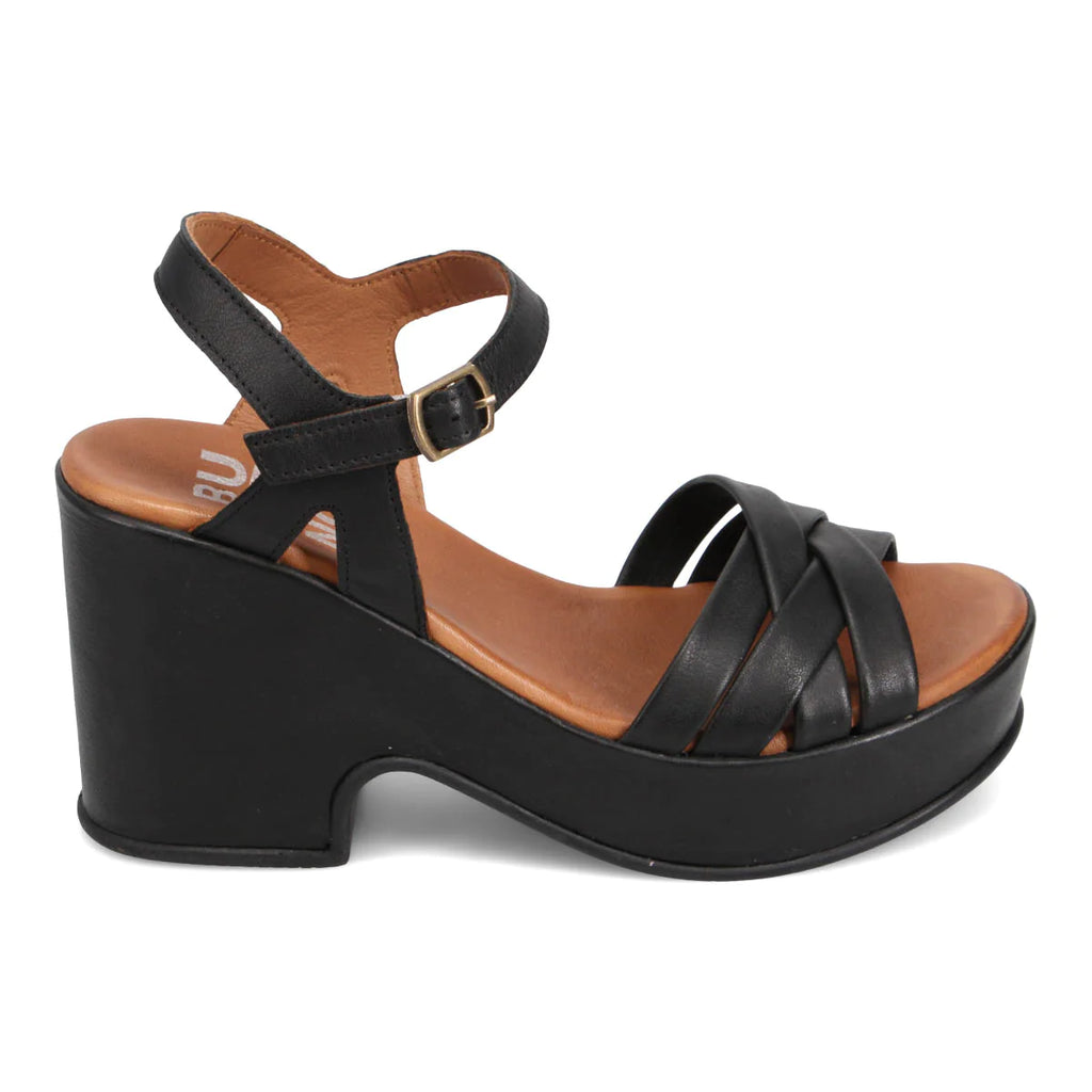Bueno "Sasha" Black - Platform Sandal