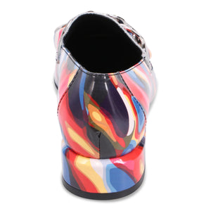 Django & Juliette "Vivandy" Black/Multi Swirl - Loafer