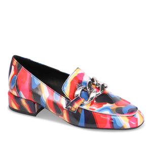 Django & Juliette "Vivandy" Black/Multi Swirl - Loafer
