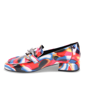 Django & Juliette "Vivandy" Black/Multi Swirl - Loafer