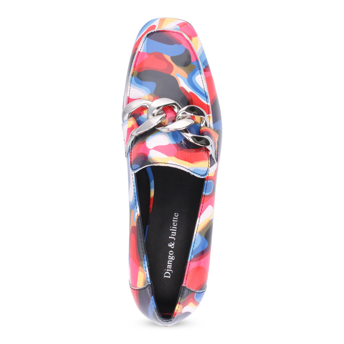 Django & Juliette "Vivandy" Black/Multi Swirl - Loafer
