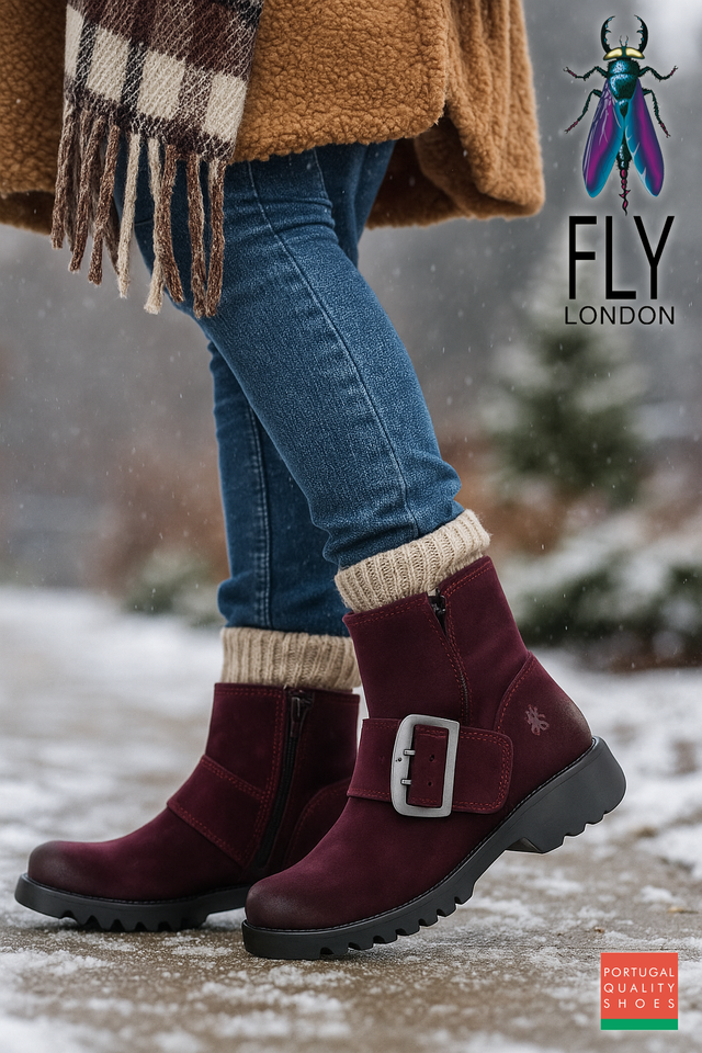Fly London "Rily" Purple - Ankle Boot