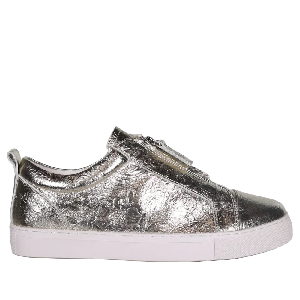 Minx "Zoe" Soft Gold/Floral - Sneaker