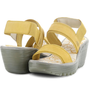 Fly London "Yaco" Bumblebee - Wedge Sandal