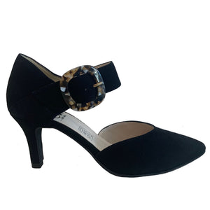 Geo Reino "Ynata" Black - Medium Heel Shoe