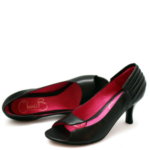 Chanii B "Fashion" Black/Fuchsia Shoe
