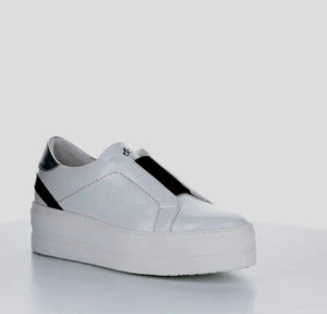 Bos & Co "Mona" Sneaker White Patent