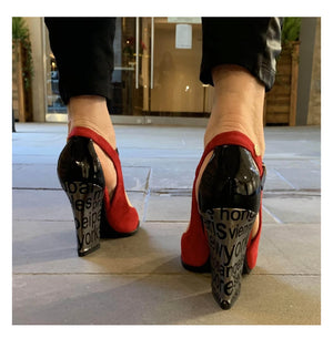 Chanii B "Pointure" Blk/Red/City - High Heel