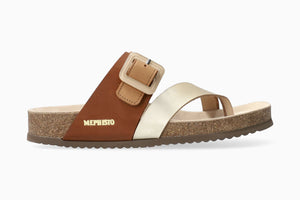Mephisto "Madeline" Tan/Silver - Sandal