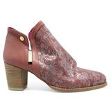 Chanii B "Plume" Rose Ankle Boot