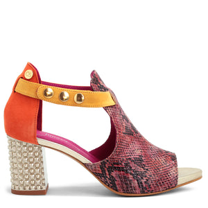 Chanii B "Rayon" Yellow/Orange - High Heel Sandal