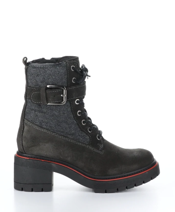 Bos N Co "Zing" Grey/Flannel lace/zip Waterproof