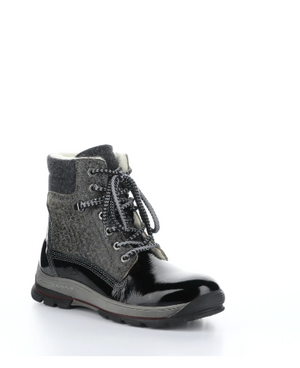 Bos N Co "Gift" Black Patent Waterproof Hiker