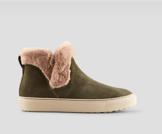Cougar "Duffy" Olive winter sneaker bootie warm lined