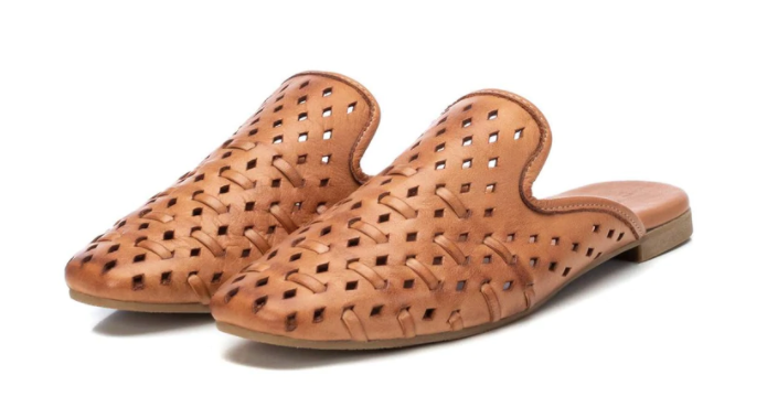 Navya woven 2025 loafer mule