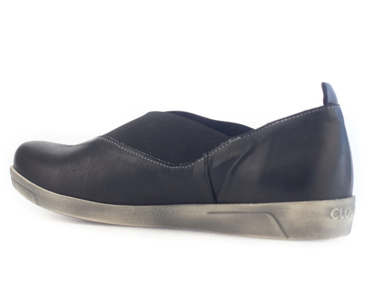 Cloud "Albin" Black Velvet - Slip-On Shoe