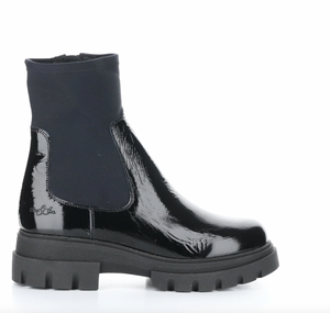 Bos Co. Five Black Patent Ankle Boot The Shoe Muse