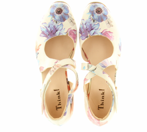 Think! "Aida" Ivory Floral - Pump