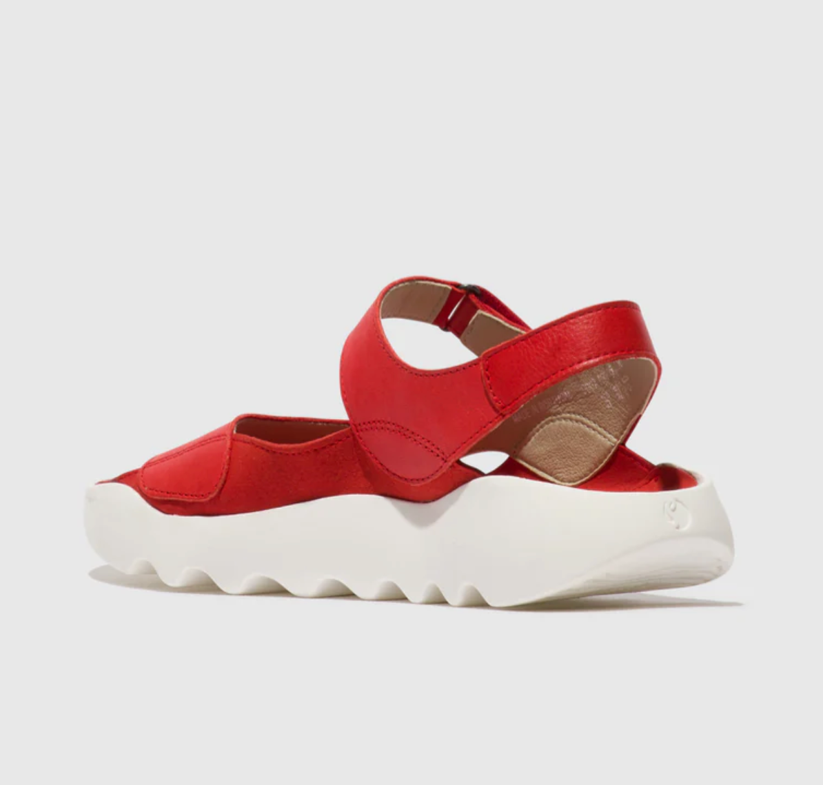 Softinos "Weal" Cherry Red - Leather Sandal