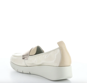 Bos&Co. "Screen" White Mix - Slip-on Shoe