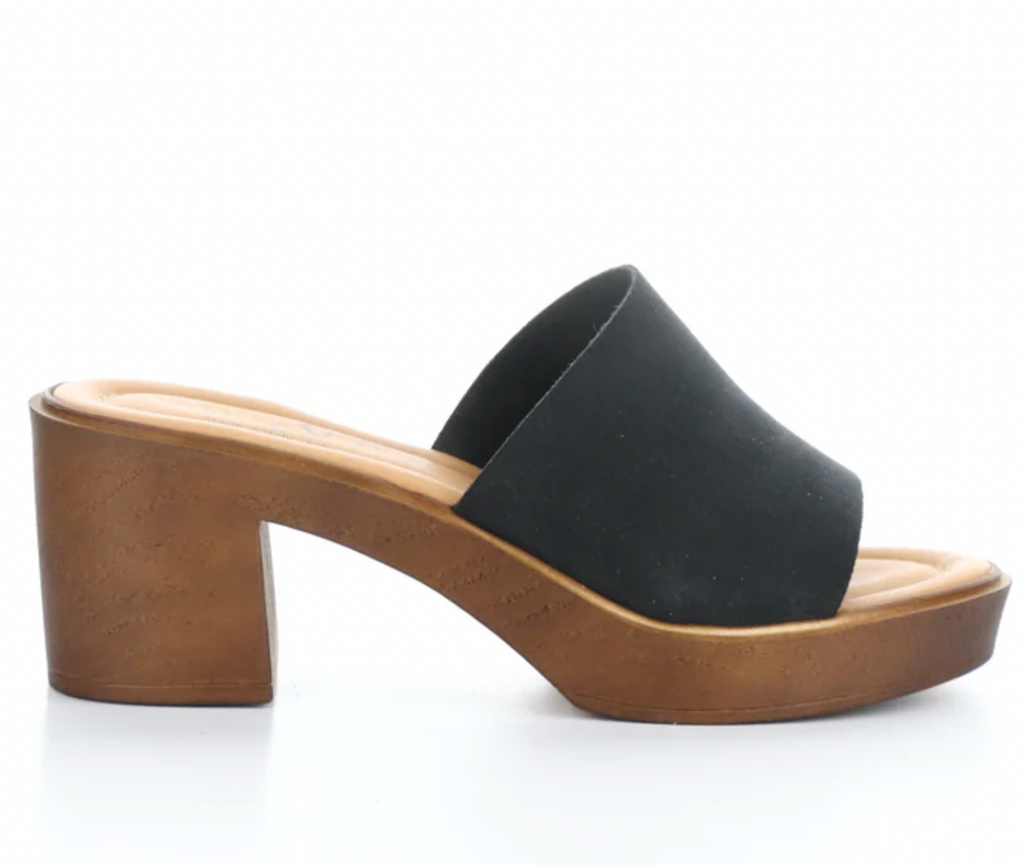 Bos&Co. "Wanda" Black - Platform Sandal