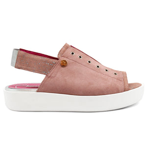 Chanii B "Venus" Pink Sparkle Suede Shoe