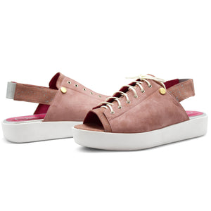 Chanii B "Venus" Pink Sparkle Suede Shoe