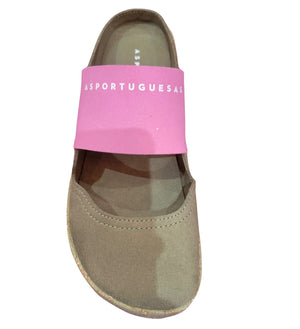 Asportuguesas "Cana" Military/Pink - Slide