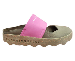 Asportuguesas "Cana" Military/Pink - Slide