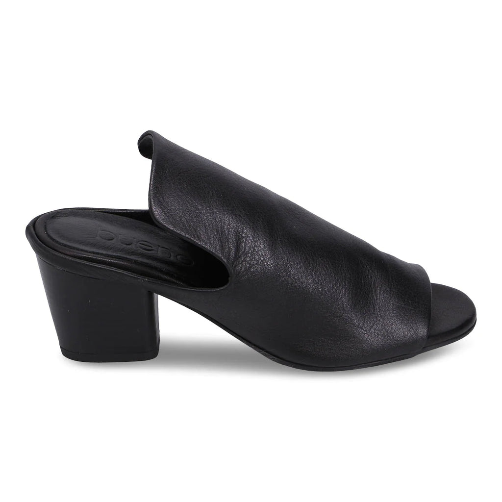 Bueno "Cara" Black - Heeled Sandal