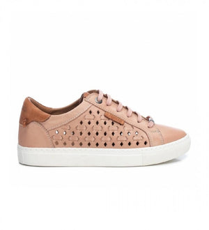 Carmela "67826" Nude - Perforated Sneaker