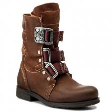 Fly London "Stiff" Brown Leather Boot