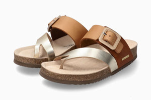 Mephisto "Madeline" Tan/Silver - Sandal