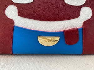 Chanii B "Happy" Emoji Bag - Red/Blue