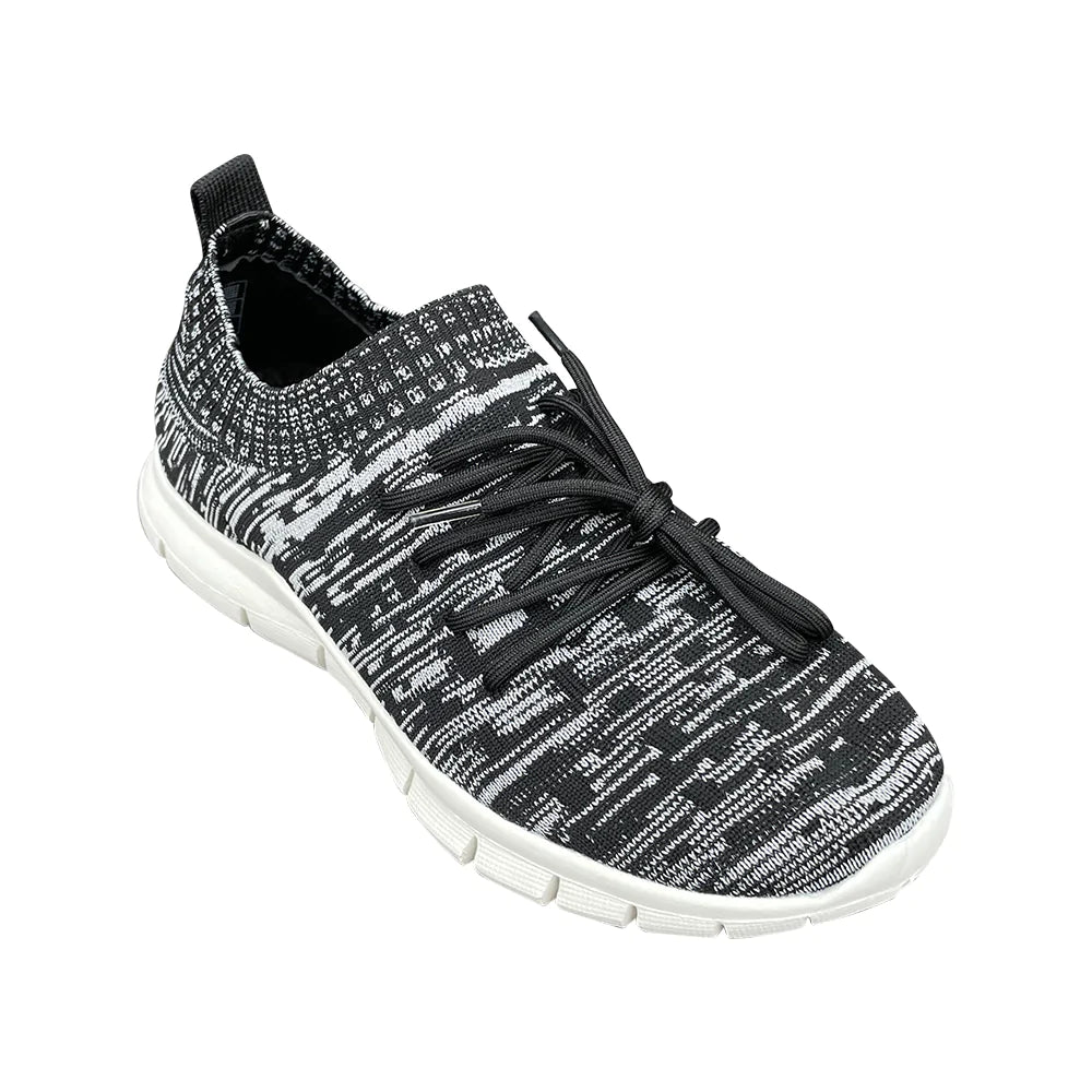 Bernie Mev "Plush" Black/Grey - Lace-up Sneaker