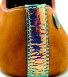Chanii B "Cordon" Orange Suede Sneaker