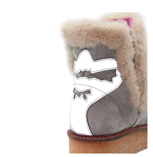 Chanii B "Polar" Grey Suede Boot