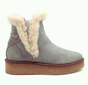 Chanii B "Polar" Grey Suede Boot