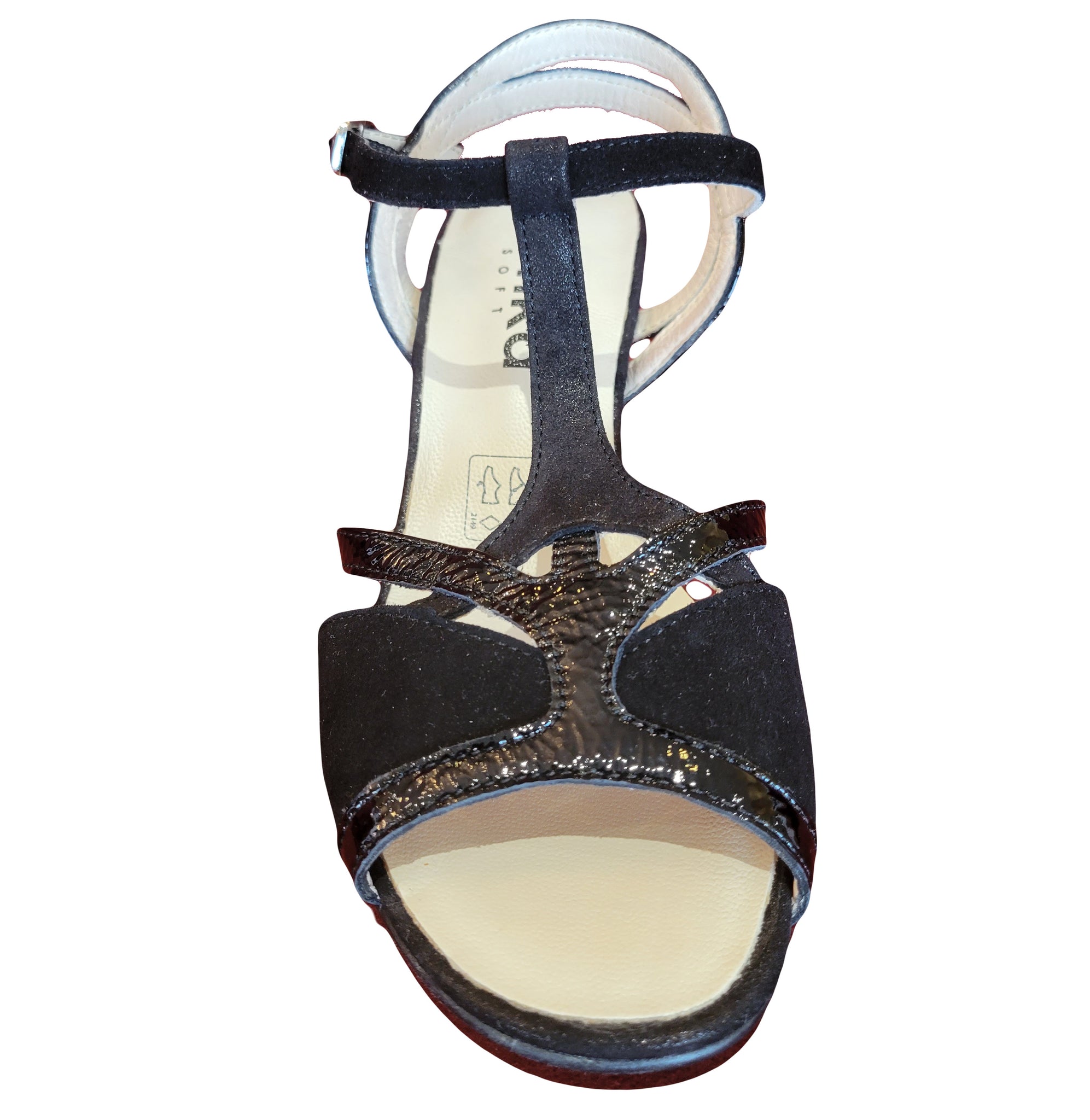 Geo Reino "Salza" Black - High Heel Sandal
