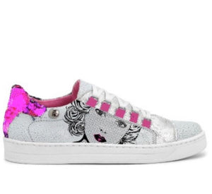 Chanii B "Skate" White Pink/Betty Sneaker