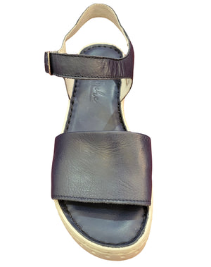 Tyche "Talon" Navy - Wedge Sandal