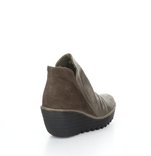 Fly London Yip grey boot available at Shoe Muse